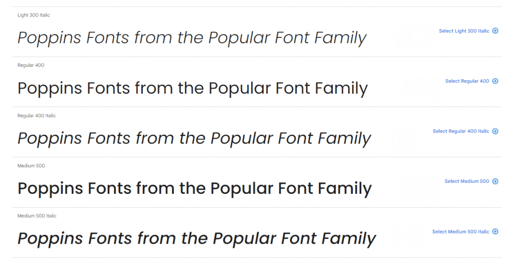 Poppins Font